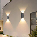 Moderne LED-Außenwandleuchte aus langlebigem Aluminium