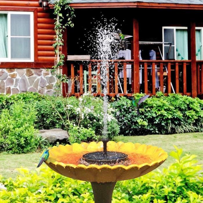 Beruhigender Solarbrunnen für Ihren Garten