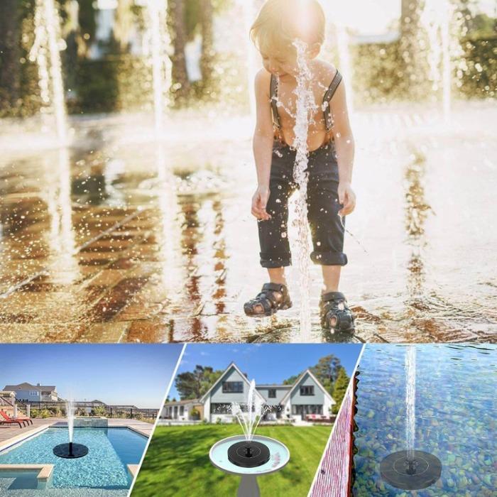 Beruhigender Solarbrunnen für Ihren Garten