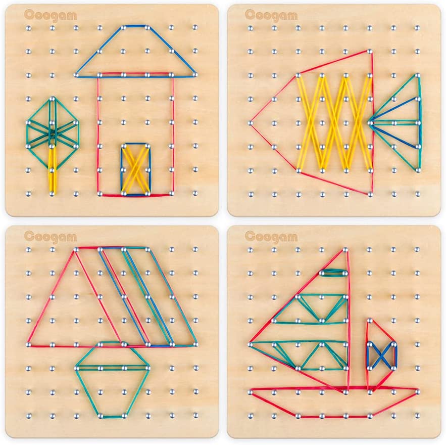 Geometrische Stecktafel – Entdecke die verschiedenen Muster