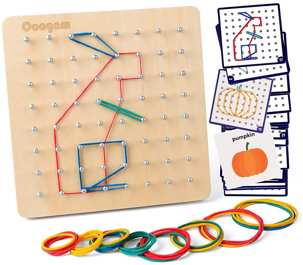 Geometrische Stecktafel – Entdecke die verschiedenen Muster