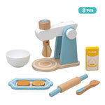 Kinder Spielküche Set – Holz Küchenmaschine mit Mixer
