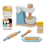 Kinder Spielküche Set – Holz Küchenmaschine mit Mixer