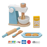 Kinder Spielküche Set – Holz Küchenmaschine mit Mixer