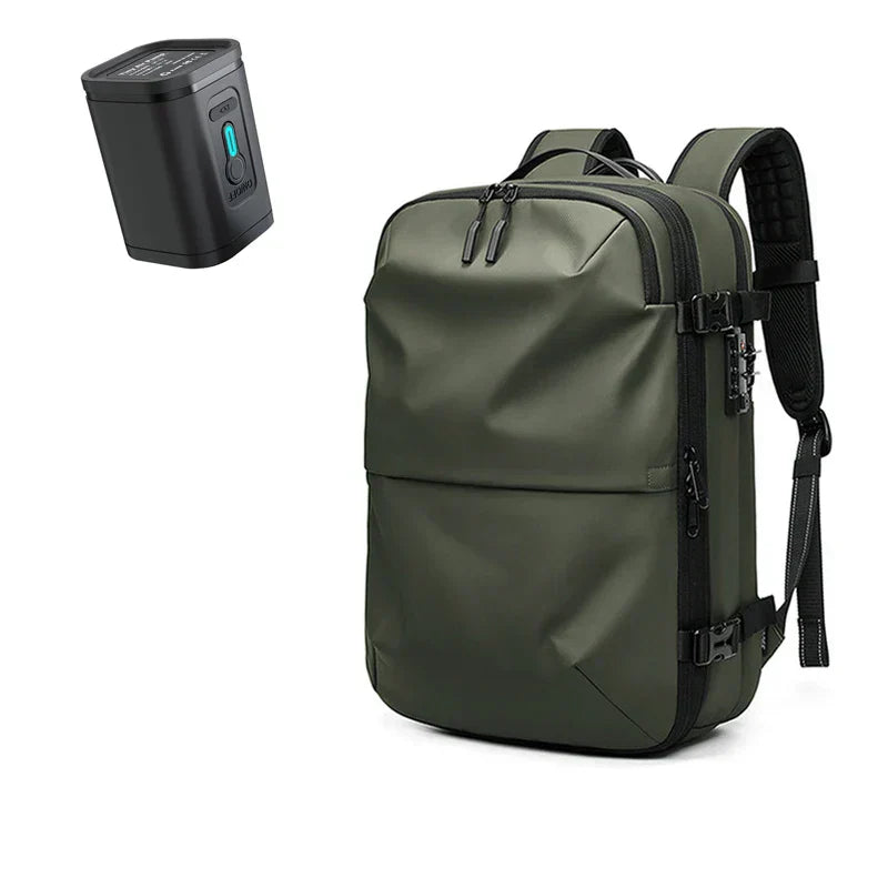 Wasserdichter Kompressionsrucksack mit USB-Anschluss für Handgepäck – Packlite Slim