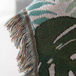 Tropical Sofa Cover with Tassels – Elegance for Your Home