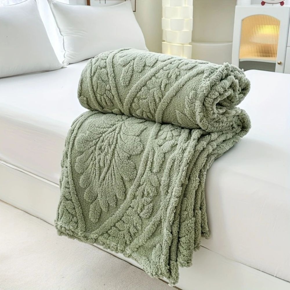 Elegante Mikrofaser-Decke im französischen Design