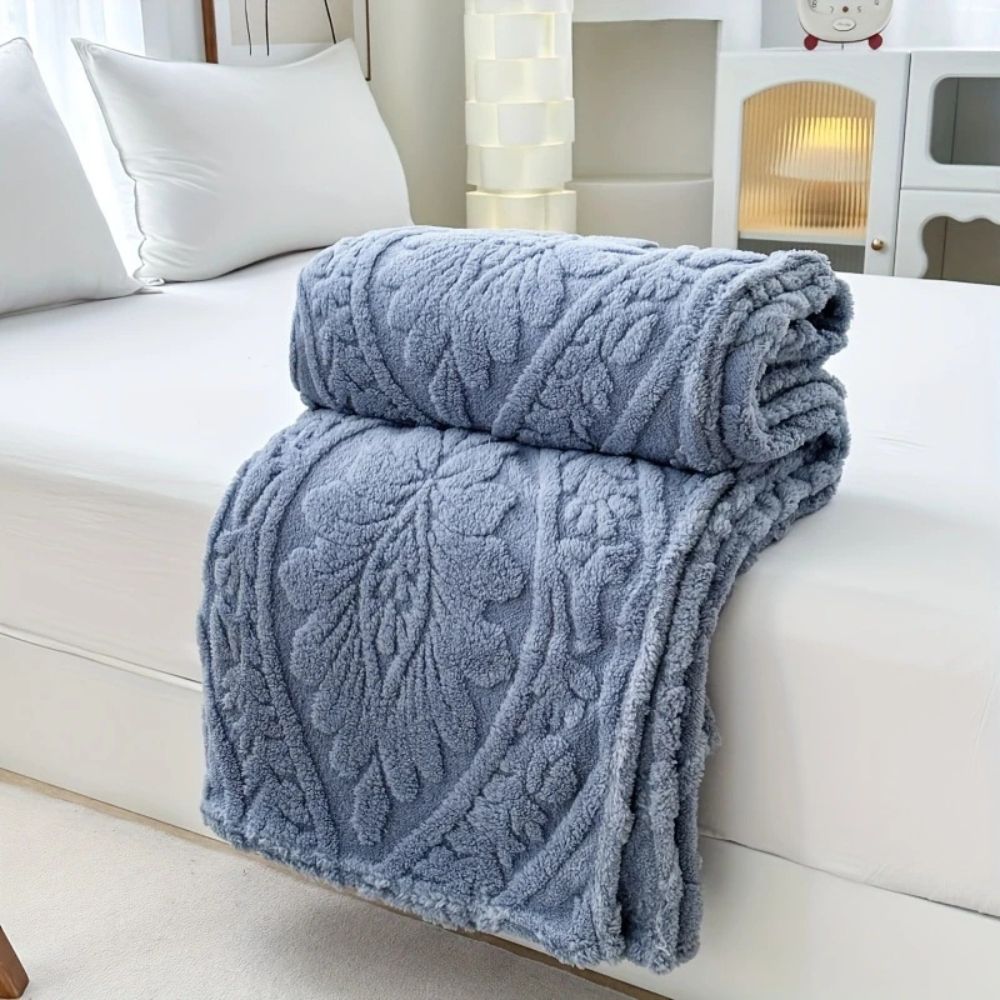 Elegante Mikrofaser-Decke im französischen Design