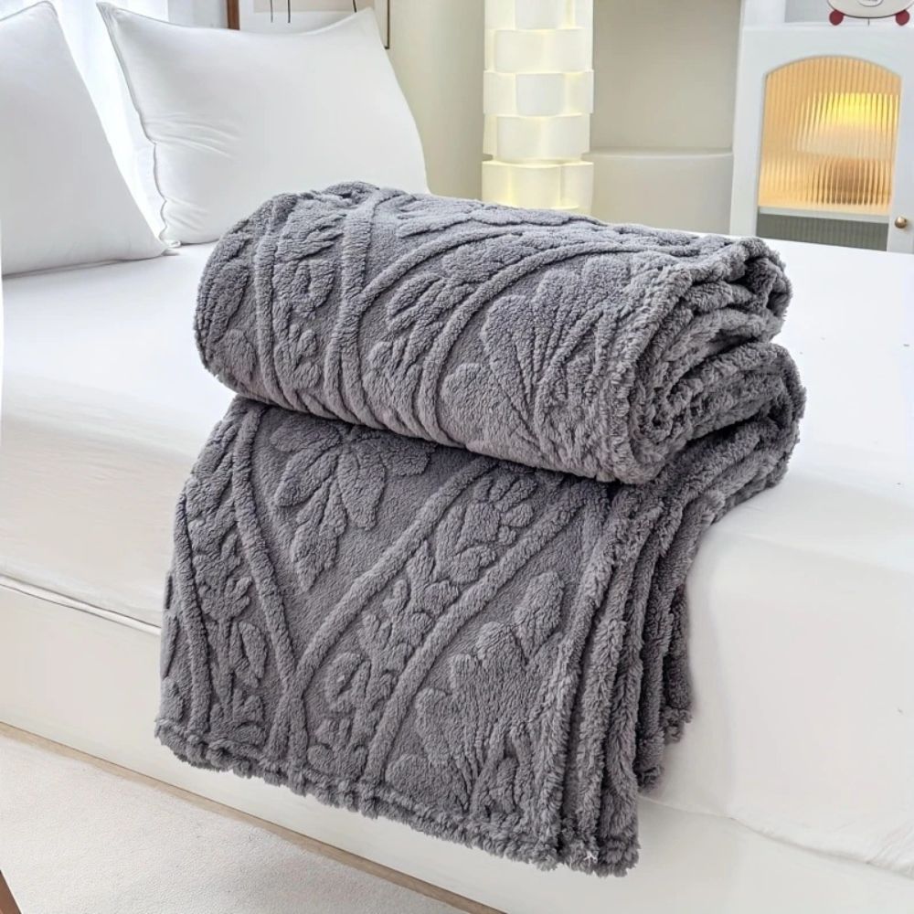 Elegante Mikrofaser-Decke im französischen Design