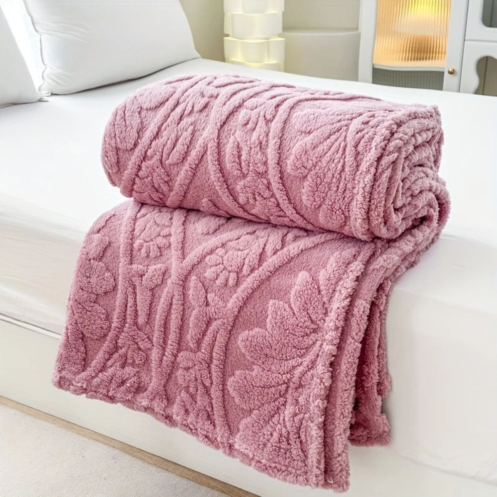 Elegante Mikrofaser-Decke im französischen Design