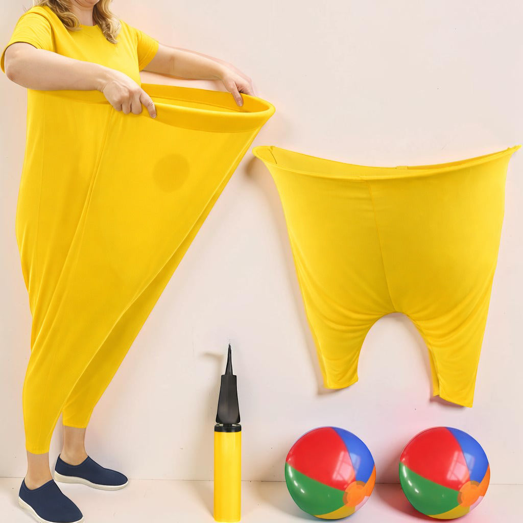 Aktives Wurfspiel mit Clown-Hose für die ganze Familie