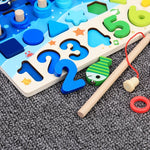 Pastel XL - Wooden Toy Set for Creative Education with Letters and Numbers