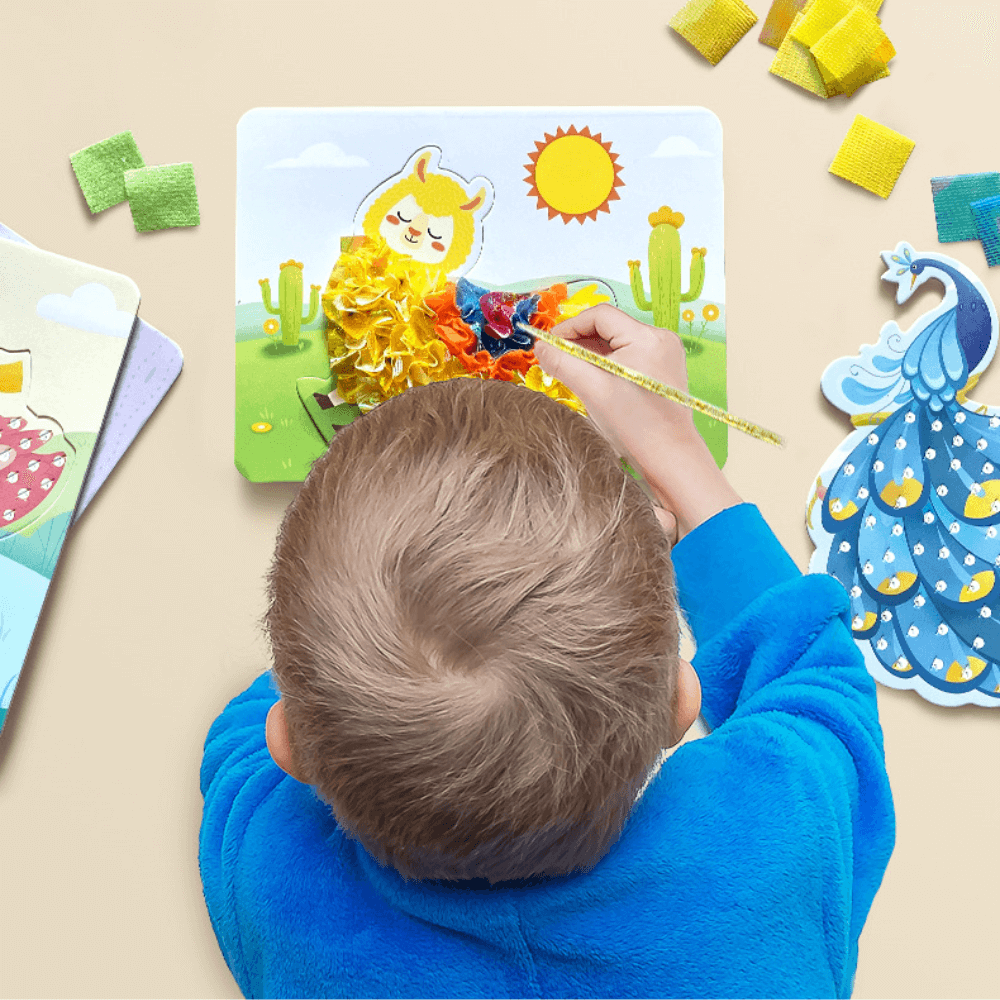 Kreatives Stoffkunst-Set für Kinder – Spaß ohne Bildschirm