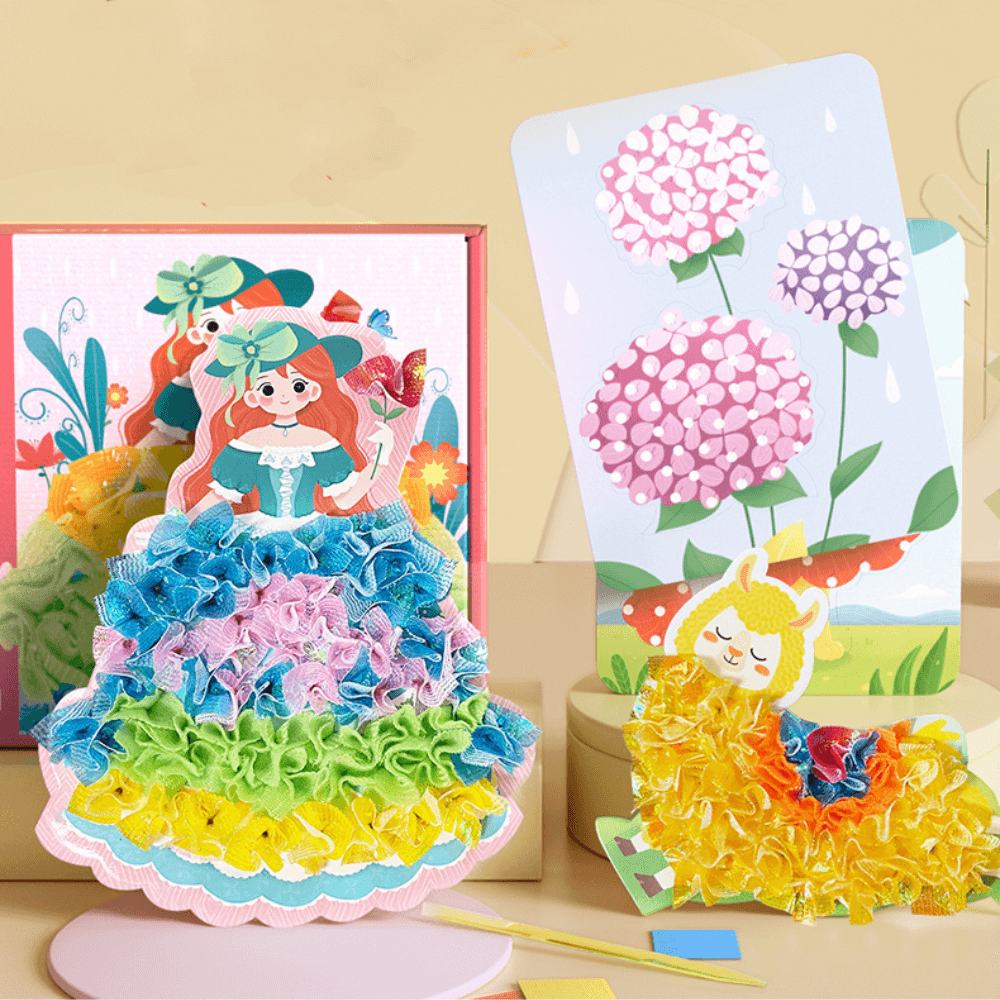 Kreatives Stoffkunst-Set für Kinder – Spaß ohne Bildschirm