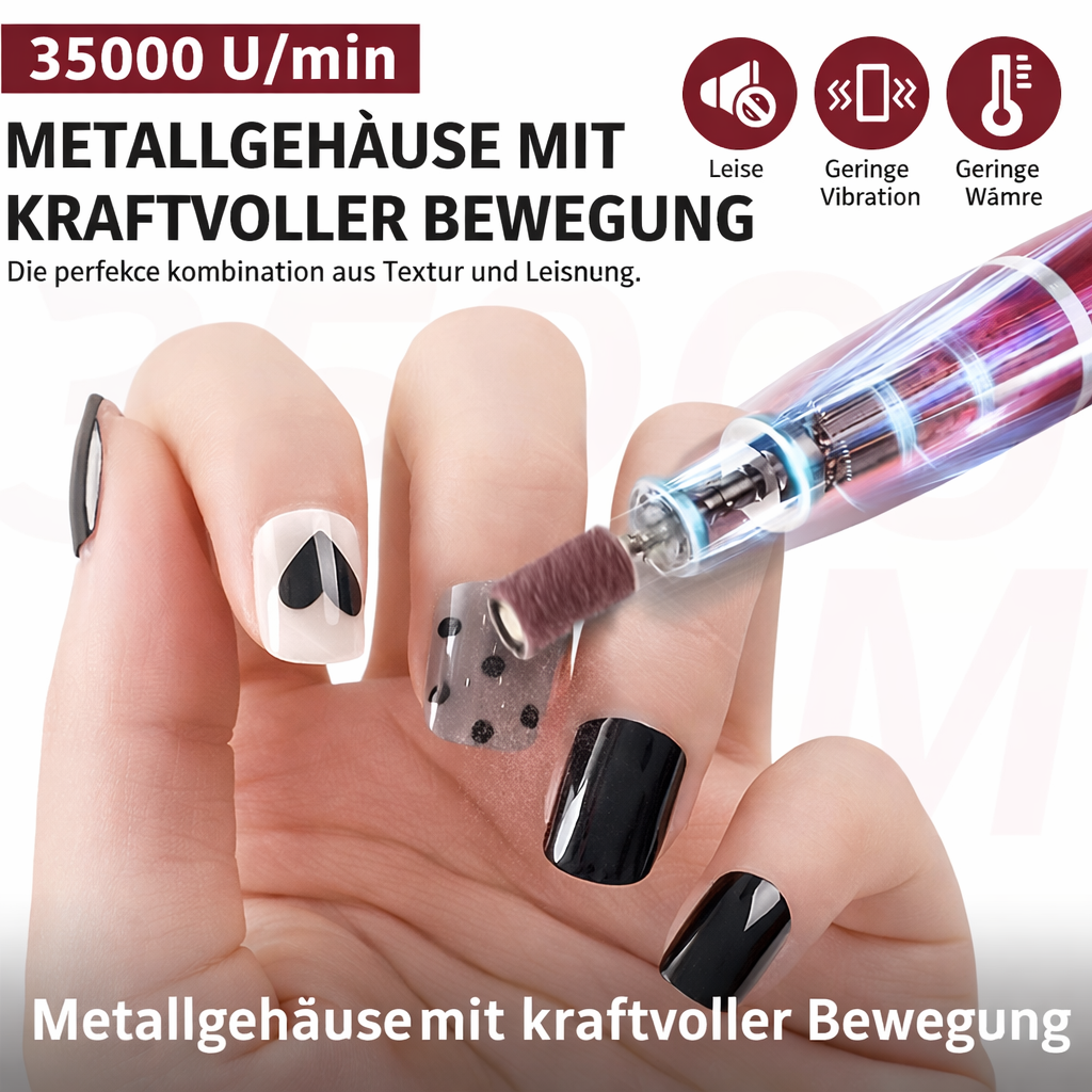 Elektrisches Nagelpflegegerät | Präzise Pediküre für Zuhause