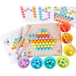 Colorful Plug-in Beads – Creative Color and Shape Play