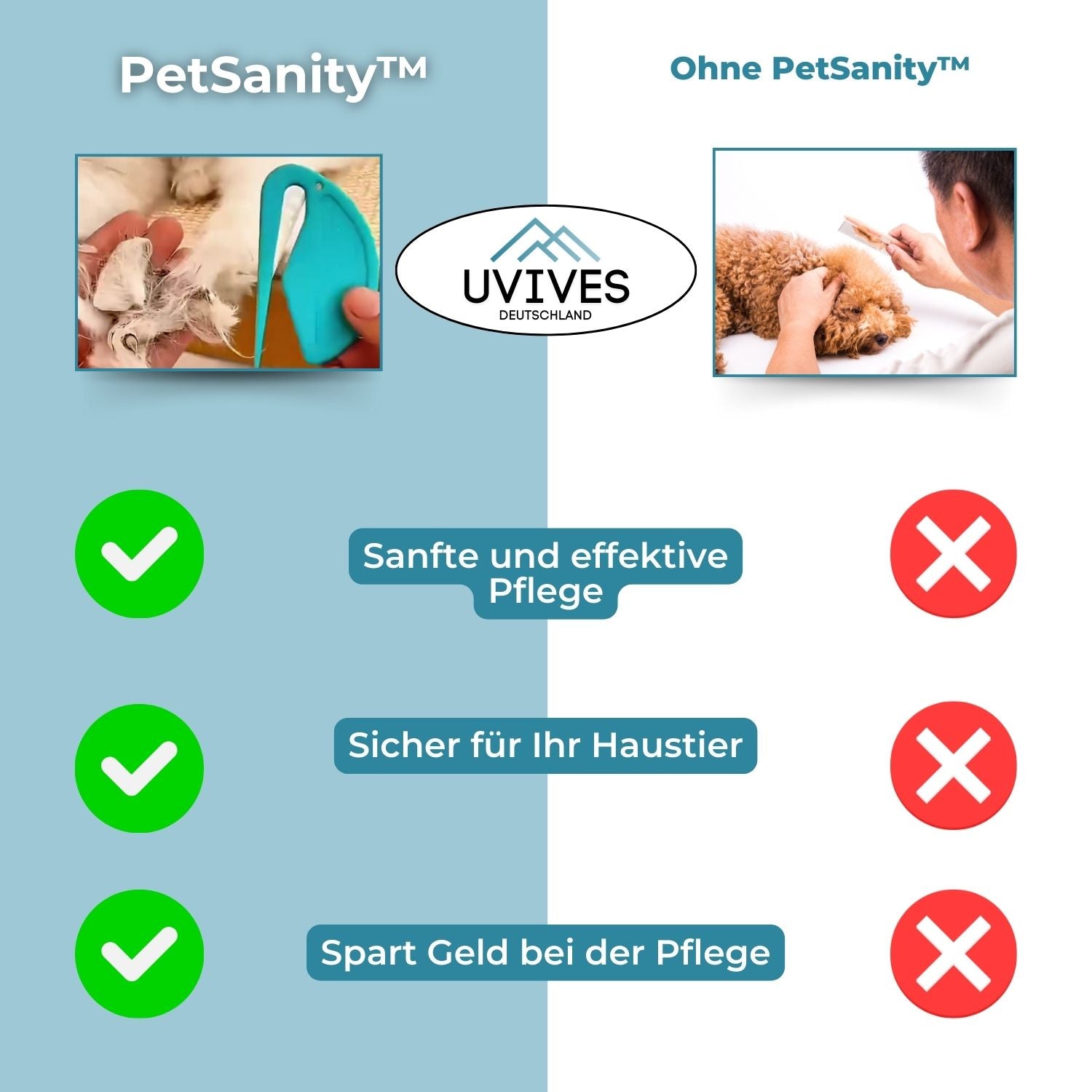 Fellpflege für Hunde und Katzen | Entwirrungswerkzeug