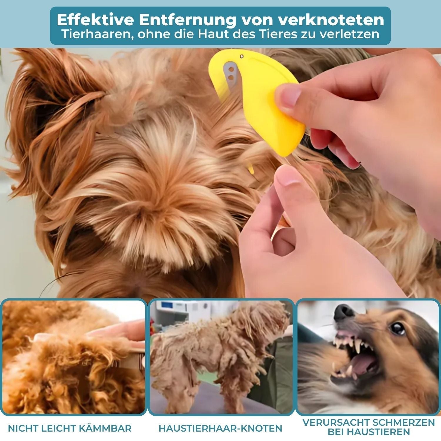 Fellpflege für Hunde und Katzen | Entwirrungswerkzeug