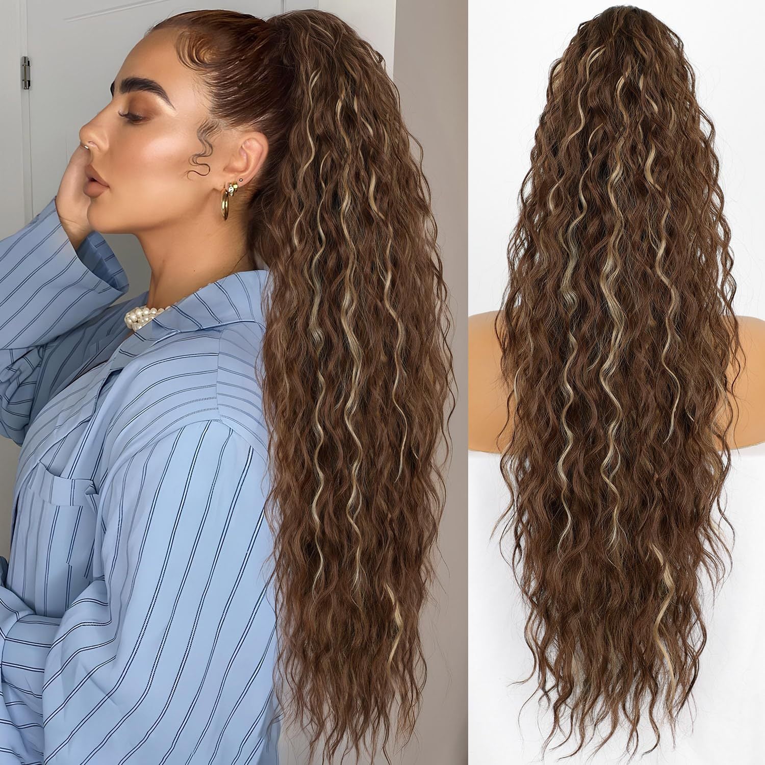 Luxuriöser Pferdeschwanz | Clip-in Haarverlängerung für Volumen