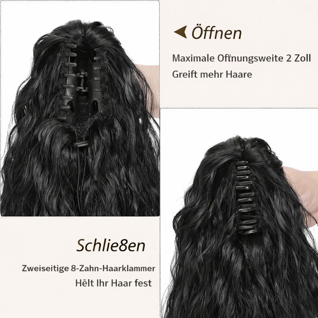 Luxuriöser Pferdeschwanz | Clip-in Haarverlängerung für Volumen