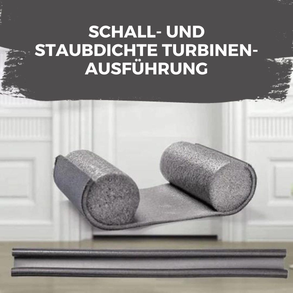 Thermal Protection – Double Draught Excluder for Doors | Keeps Out Cold, Dust & Insects | Slide-in Door Bottom Seal | Energy & Noise Insulation