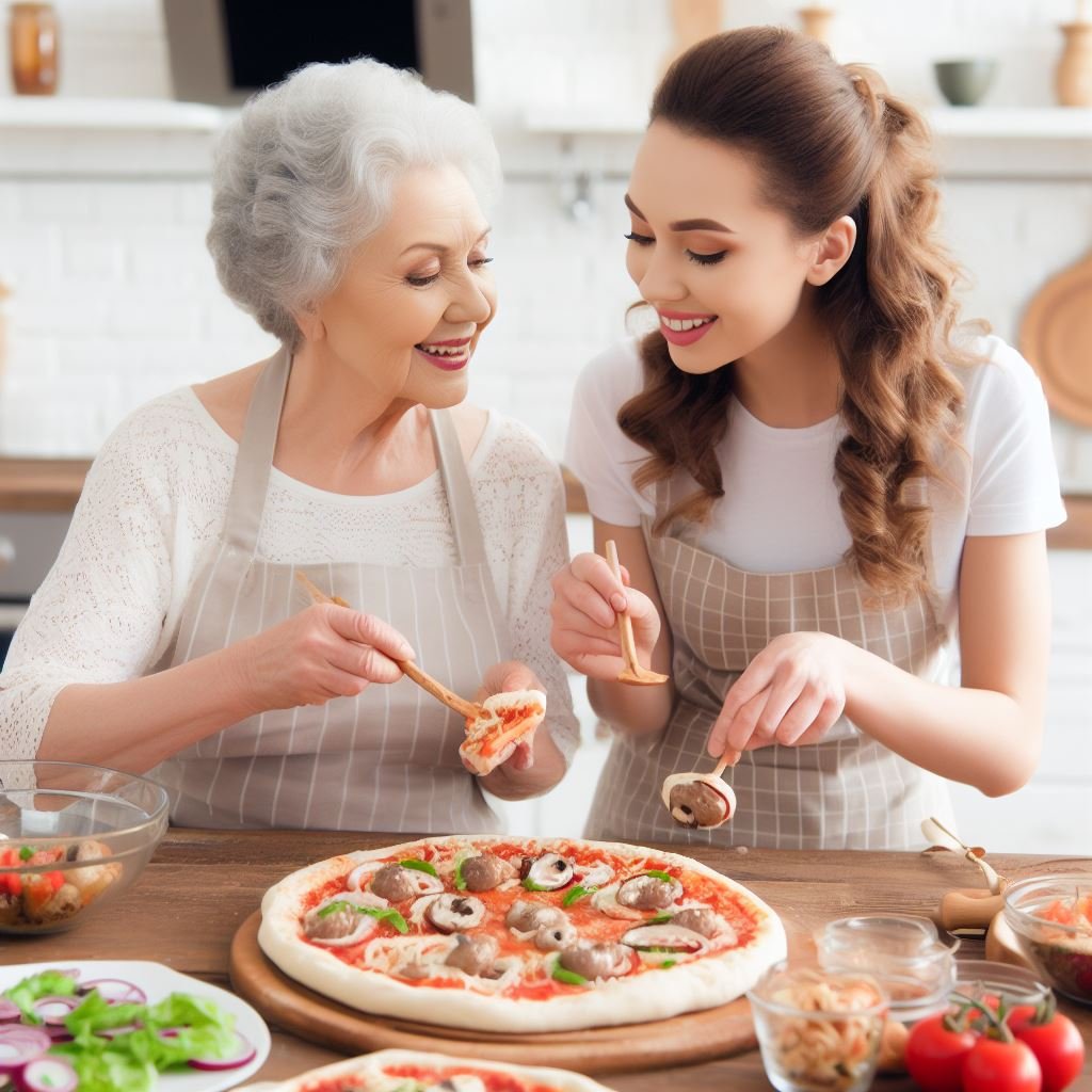 Pizzaheber mit gleitendem Mechanismus – sicher und sauber