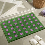 Elegant bathroom mat - non-slip and easy-care for maximum comfort