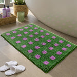 Elegant bathroom mat - non-slip and easy-care for maximum comfort