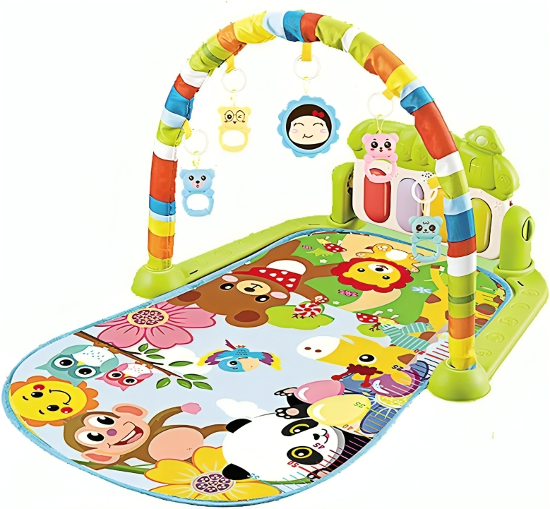 Sinnesfreude für Ihr Baby – Farbige Spielmatte mit Musik