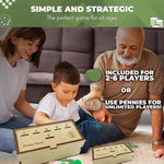 Playful Fun Box - Wooden Penny Game for Social Evenings