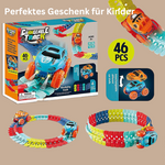 Flexibles Rennbahnset – Kreatives Bauen für Kinder