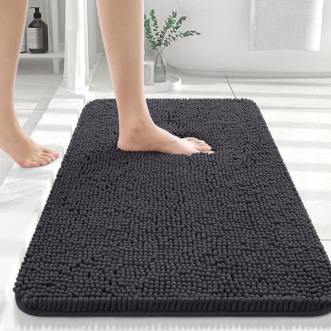 Plush Bath Mat with Non-Slip Backing – Extra Thick for Comfort