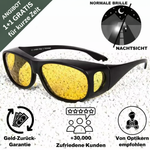Nachtbrille für sicheres Fahren | Blendfreies Sehen bei Nacht | Klarer Blick