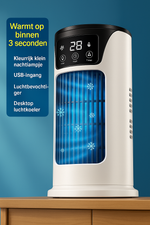 Compact 3-in-1 USB Air Cooler with Humidifier and Mood Lighting