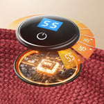 Cozy warmth everywhere: USB heated blanket for your well-being