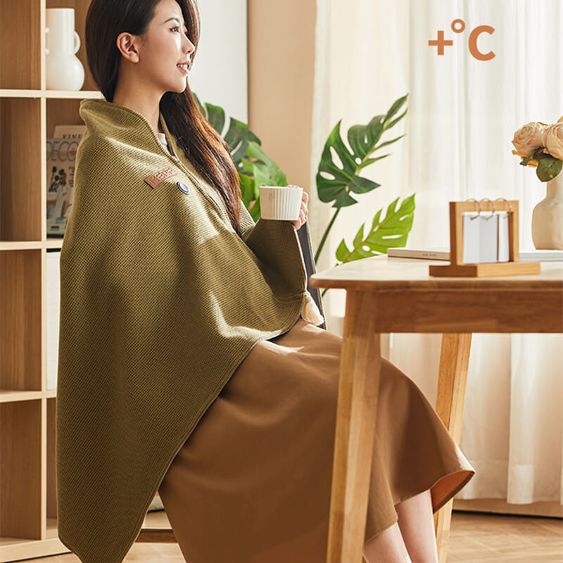 Cozy warmth everywhere: USB heated blanket for your well-being