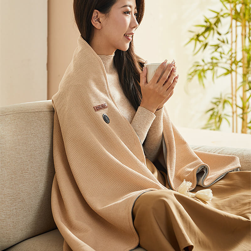 Cozy warmth everywhere: USB heated blanket for your well-being