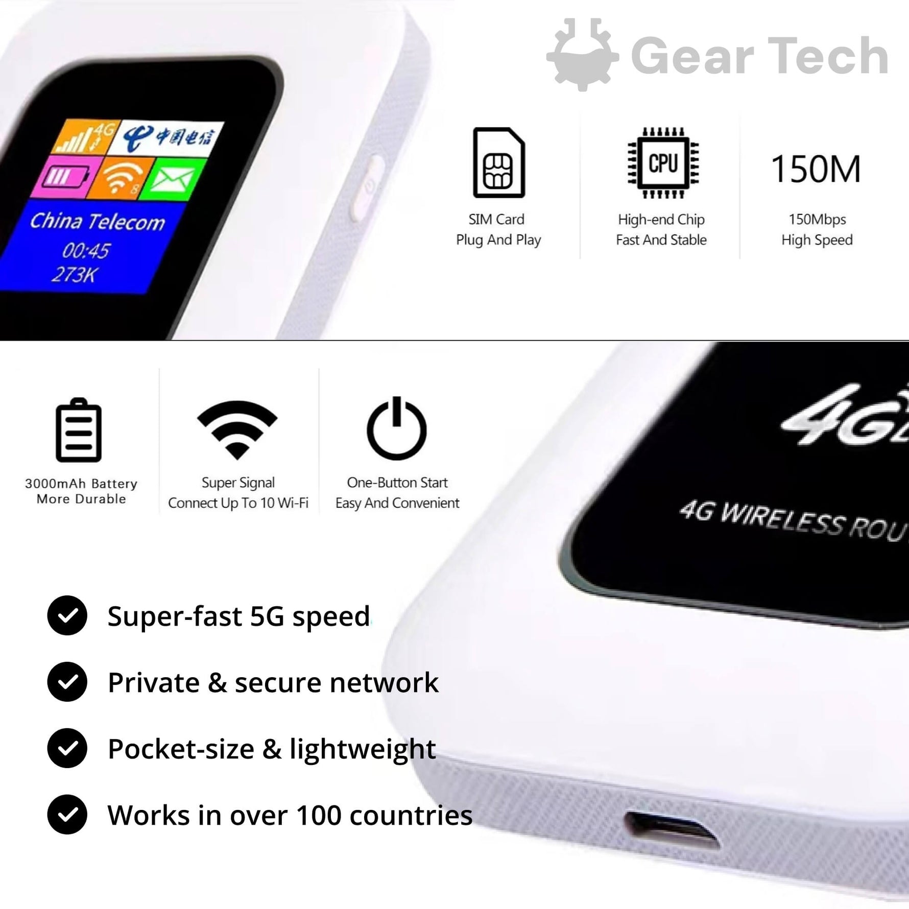 Mobilnetzwerk-Router für 5G | Zuverlässige Internetverbindung für Unterwegs und Zuhause