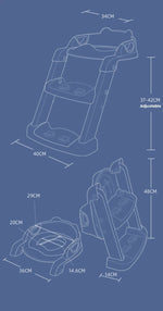Toilet Training Seat - The ideal companion for little explorers - Foldable toilet seat