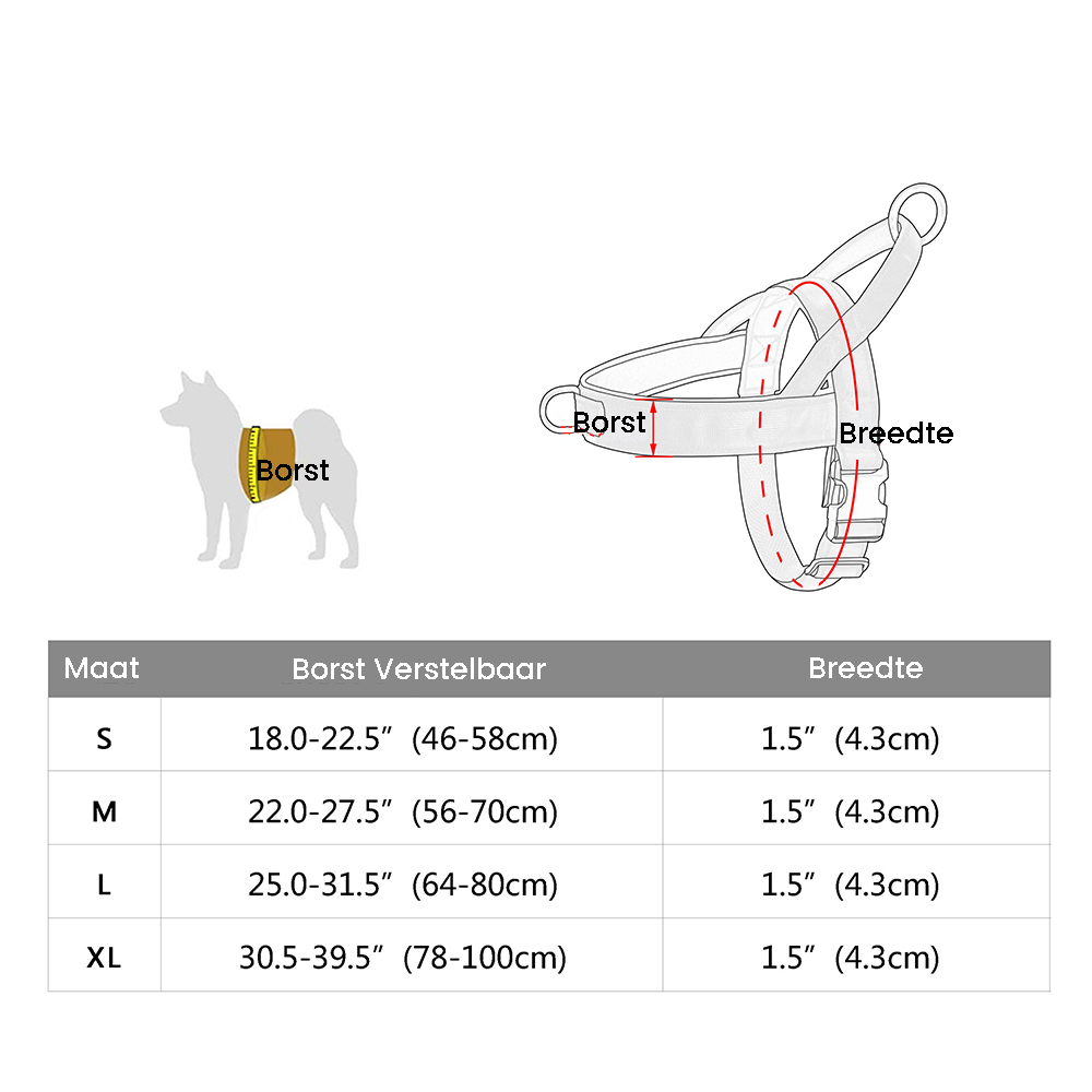 PowerLead | Reflective No Pull Harness for Dogs