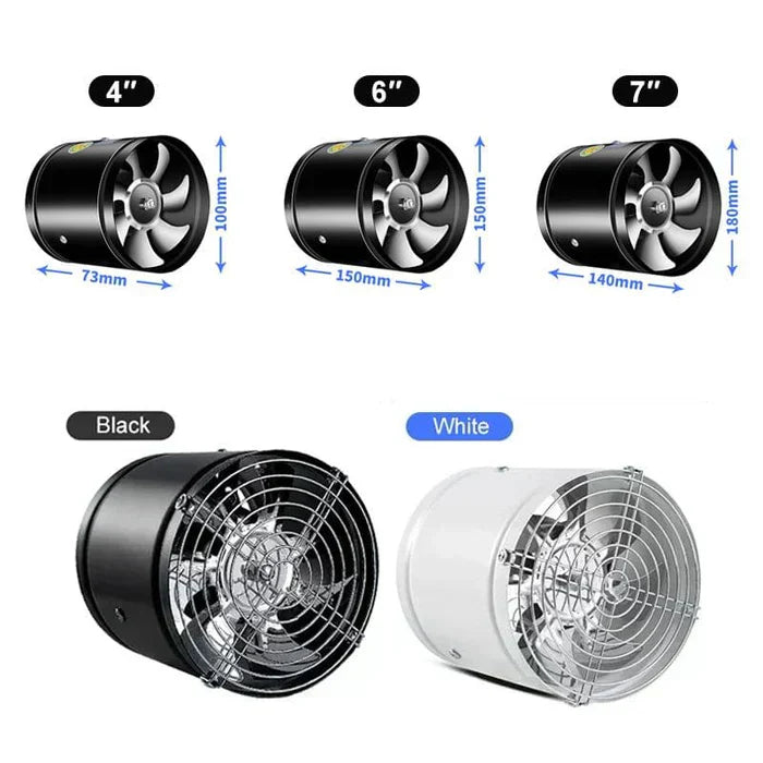 High-performance fan for fresh air