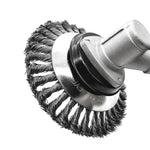 Effiziente Unkrautbekämpfung: Carbonstahl-Bürste und Trimmer