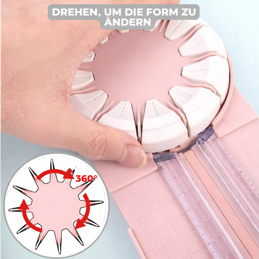 Präzisionsschneider | 12-in-1 Schneidesystem | Rutschfest | Ergonomisch