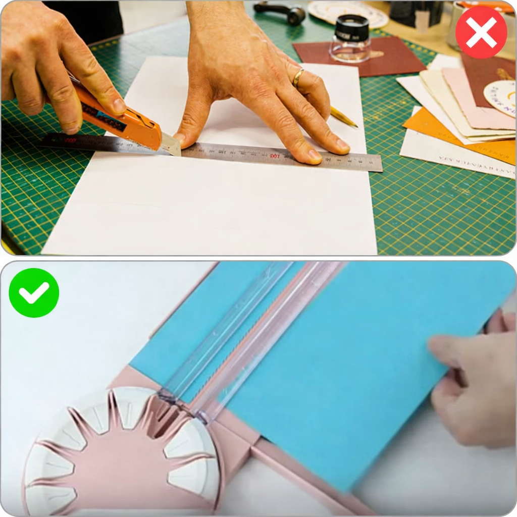 Präzisionsschneider | 12-in-1 Schneidesystem | Rutschfest | Ergonomisch