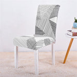 Elegant chair covers made of high-quality stretch material for dining rooms