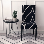 Elegant chair covers made of high-quality stretch material for dining rooms