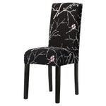 Elegant chair covers made of high-quality stretch material for dining rooms