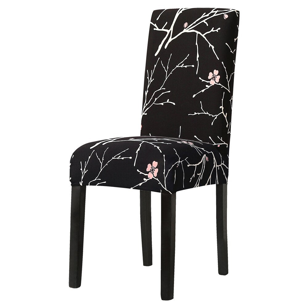 Elegant chair covers made of high-quality stretch material for dining rooms