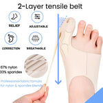 Sanfte Zehenkorrektur-Bandage für schmerzfreie Füße