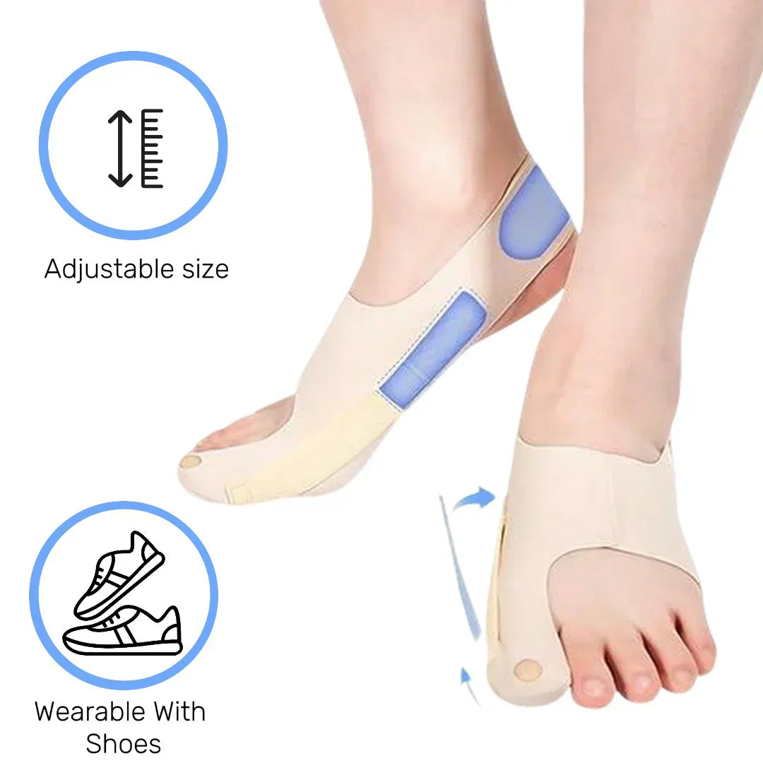Sanfte Zehenkorrektur-Bandage für schmerzfreie Füße